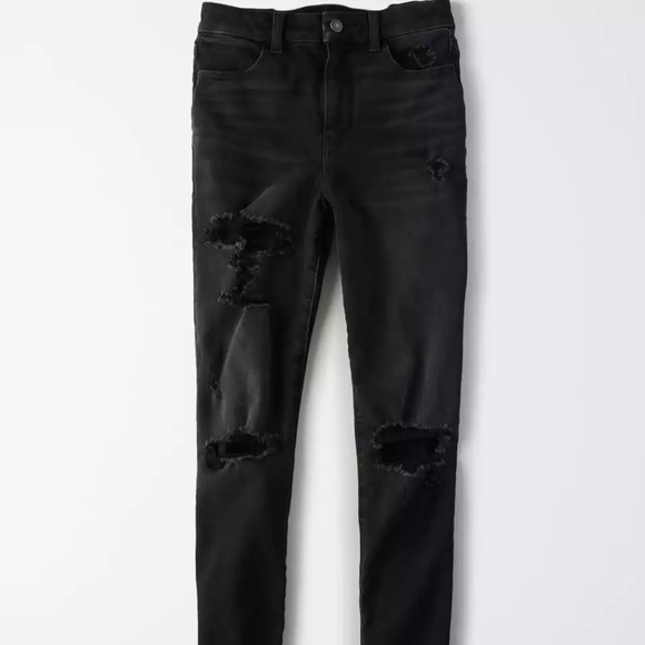 mens black american eagle jeans